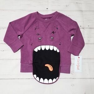 CAT & JACK Baby Halloween Pullover Sweatsh…